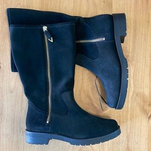 Vionic tall suede boots size 8